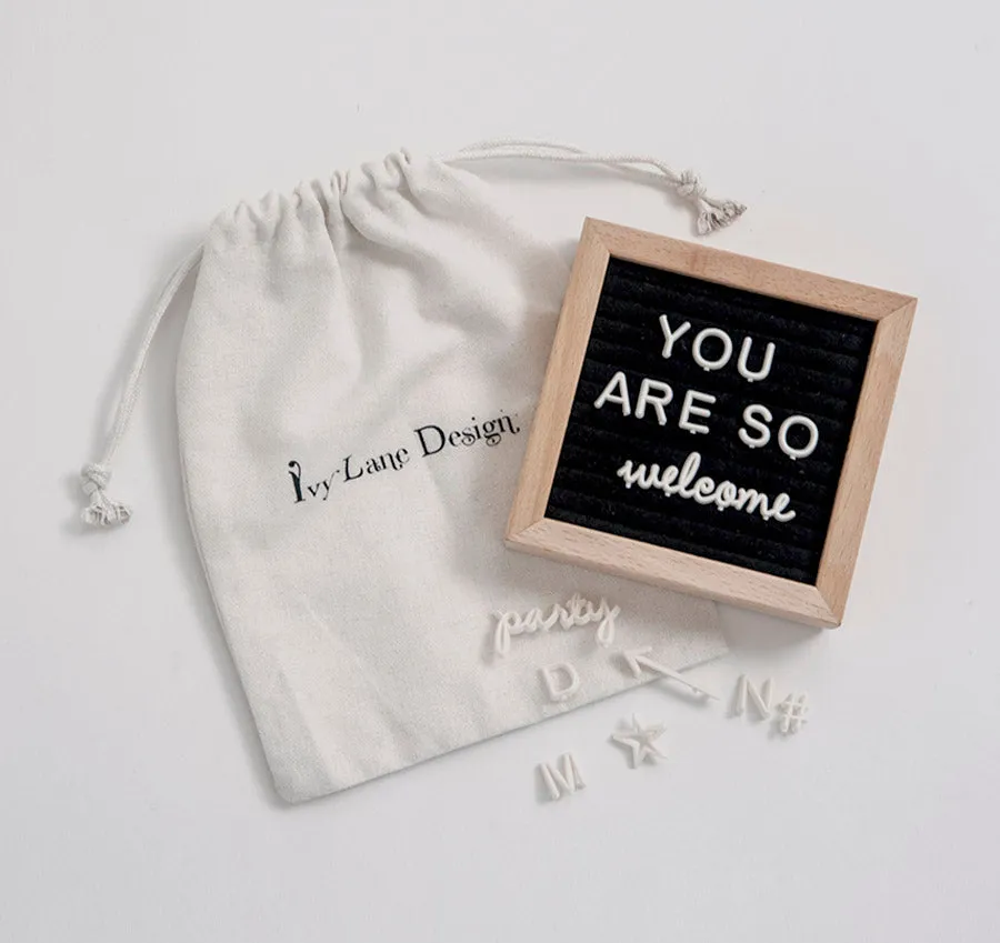 Mini Wedding Felt Letter Board - Square