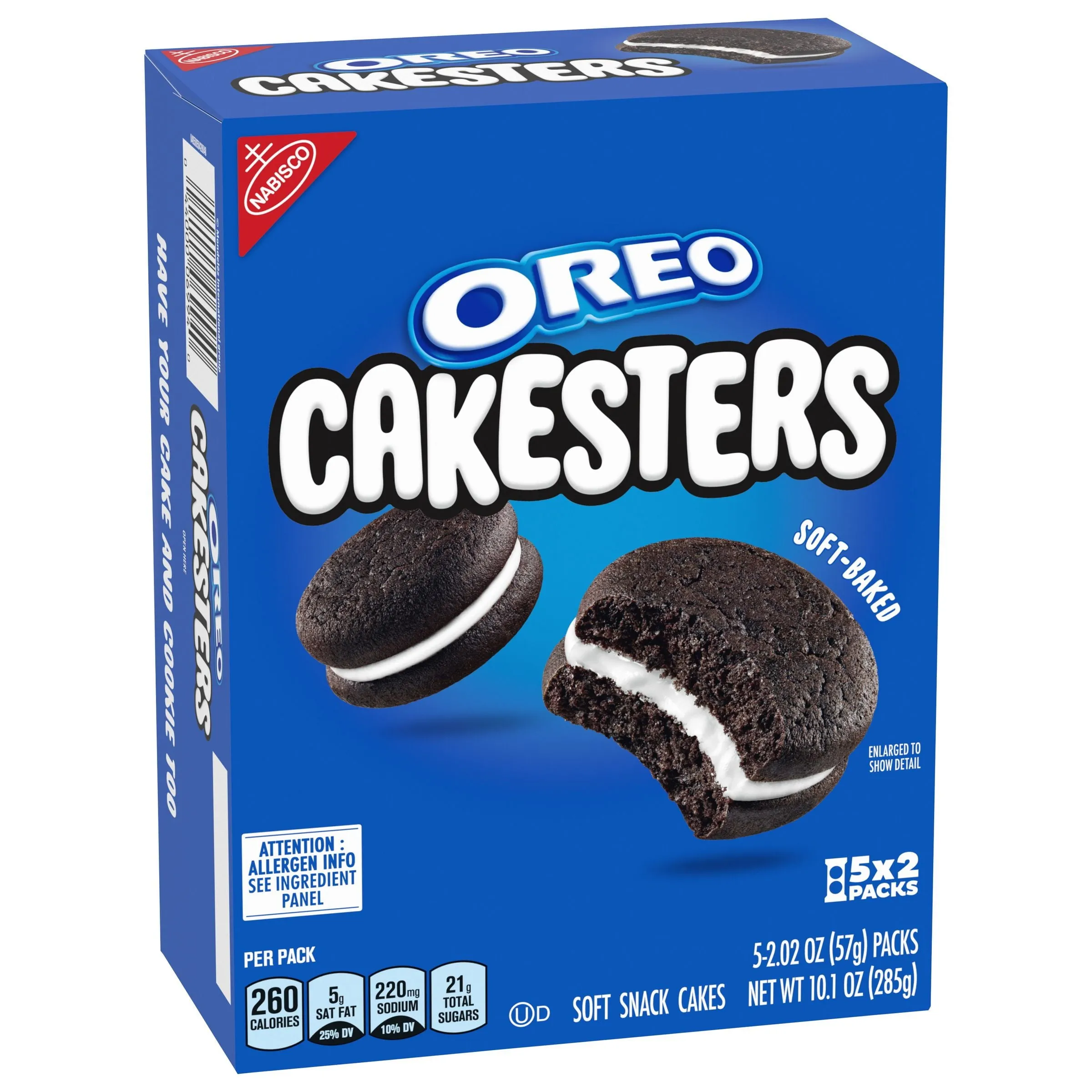 NABISCO OREO CAKESTERS ORIGINAL COOKIES 10.1 OZ