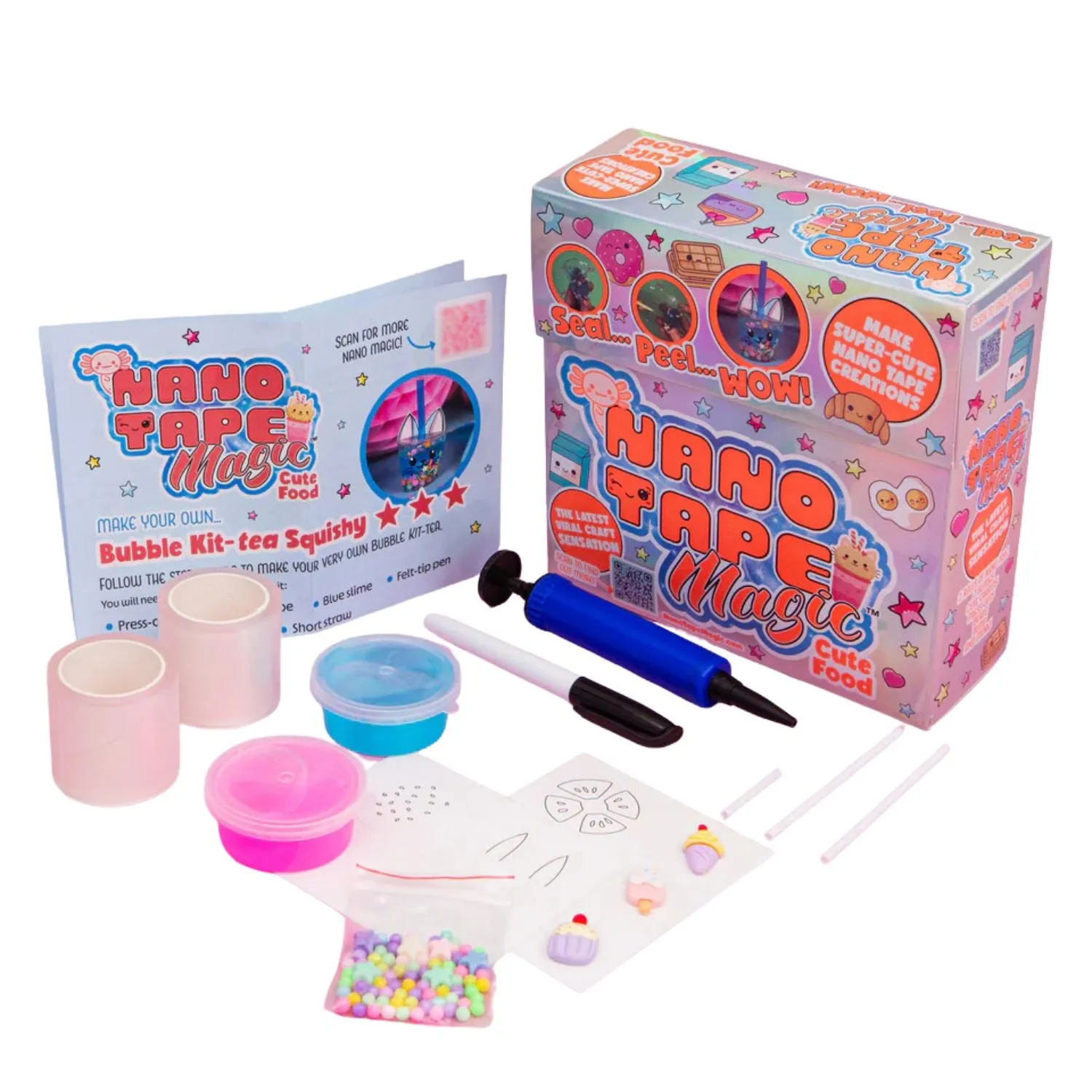 Nano Tape Magic Cute Food Playset