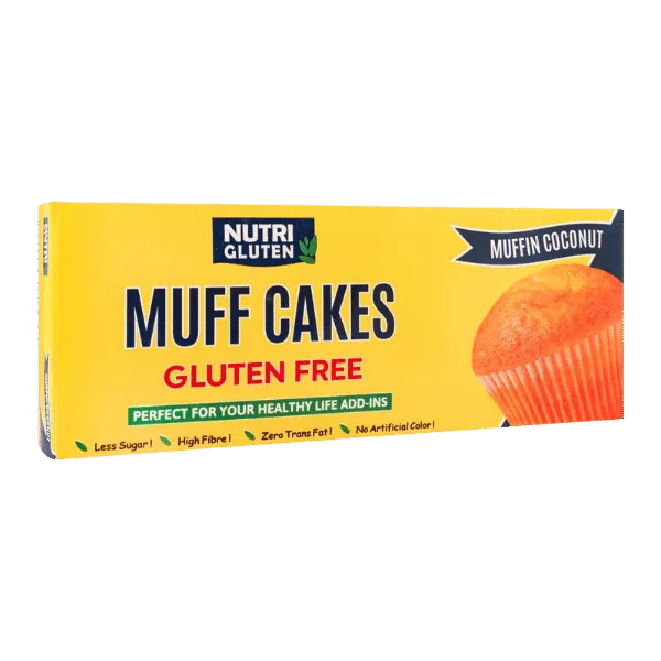 NUTRI MUFF CAKES GLUTEN FREE COCONUT 100GM