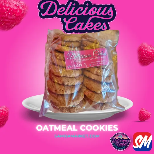 Oatmeal Cookies 20pcs [PICK UP FROM DELICIOUS CAKES, LEPEA]