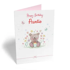 Personalised Birthday Card - Teddy Bear