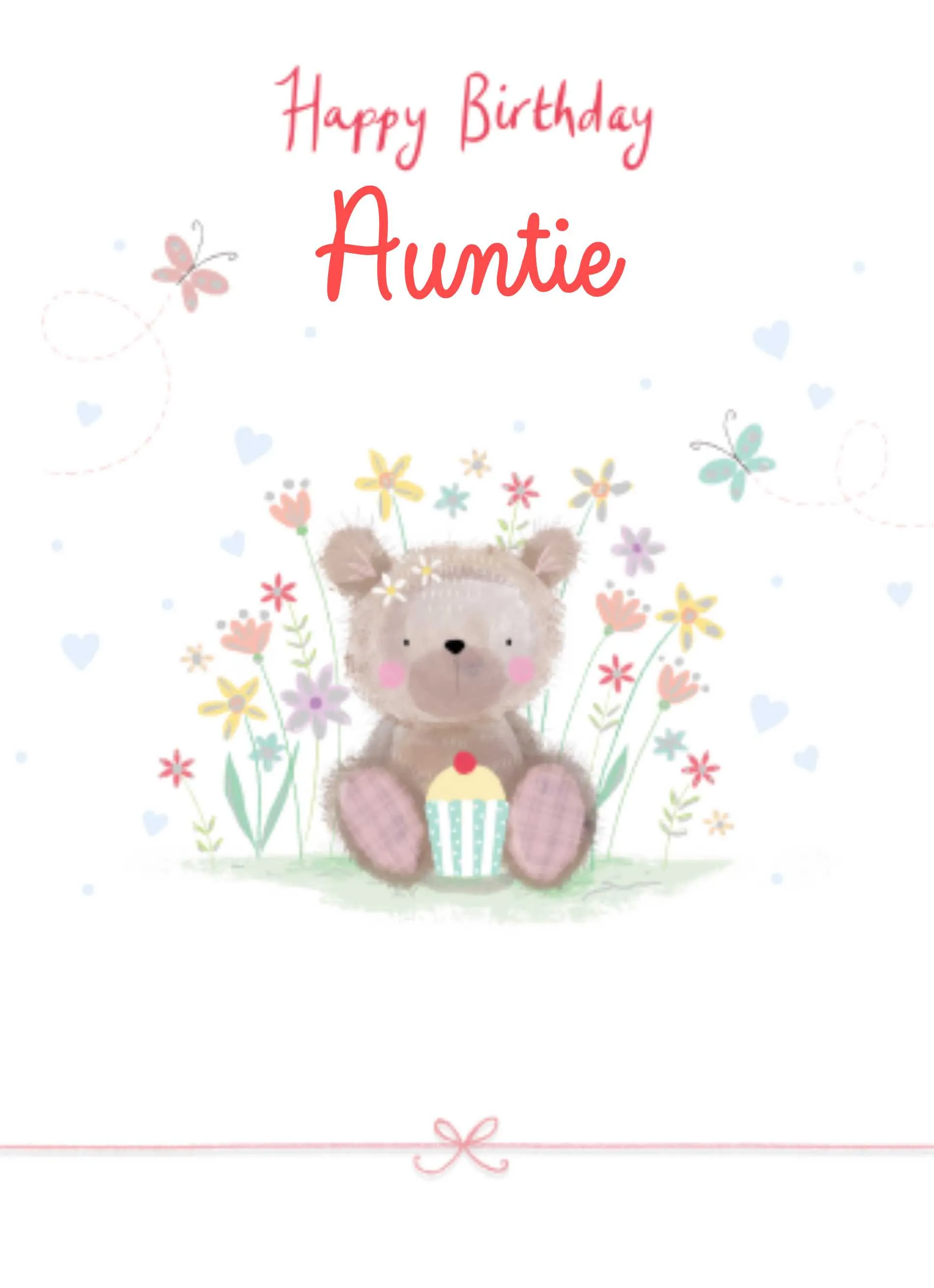 Personalised Birthday Card - Teddy Bear