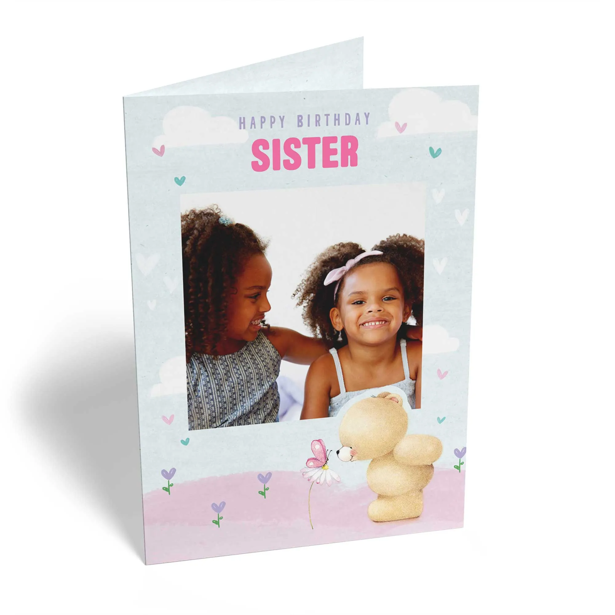 Personalised Card Forever Friends Photo Upload For Sister