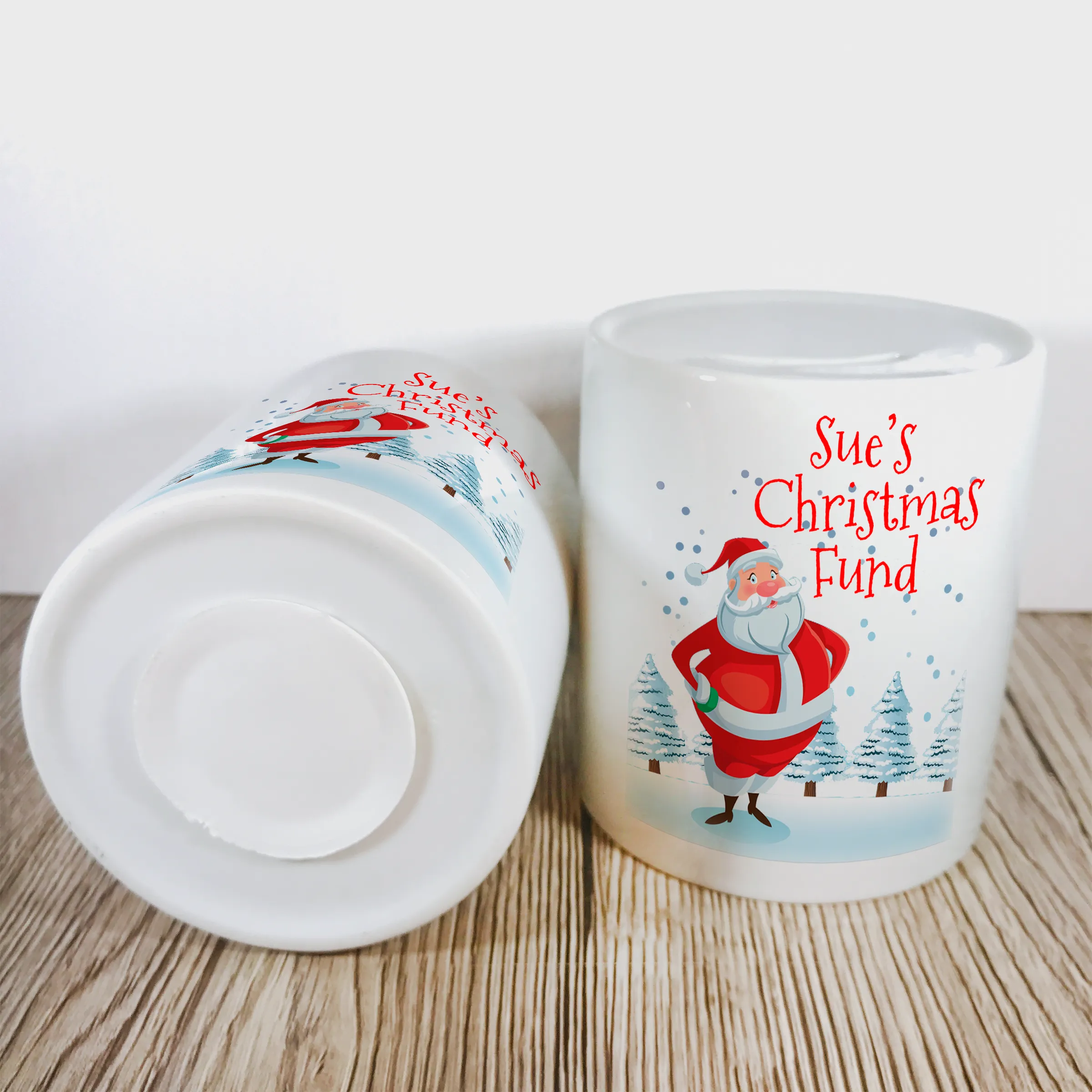 Personalised Christmas Fund Money Pot