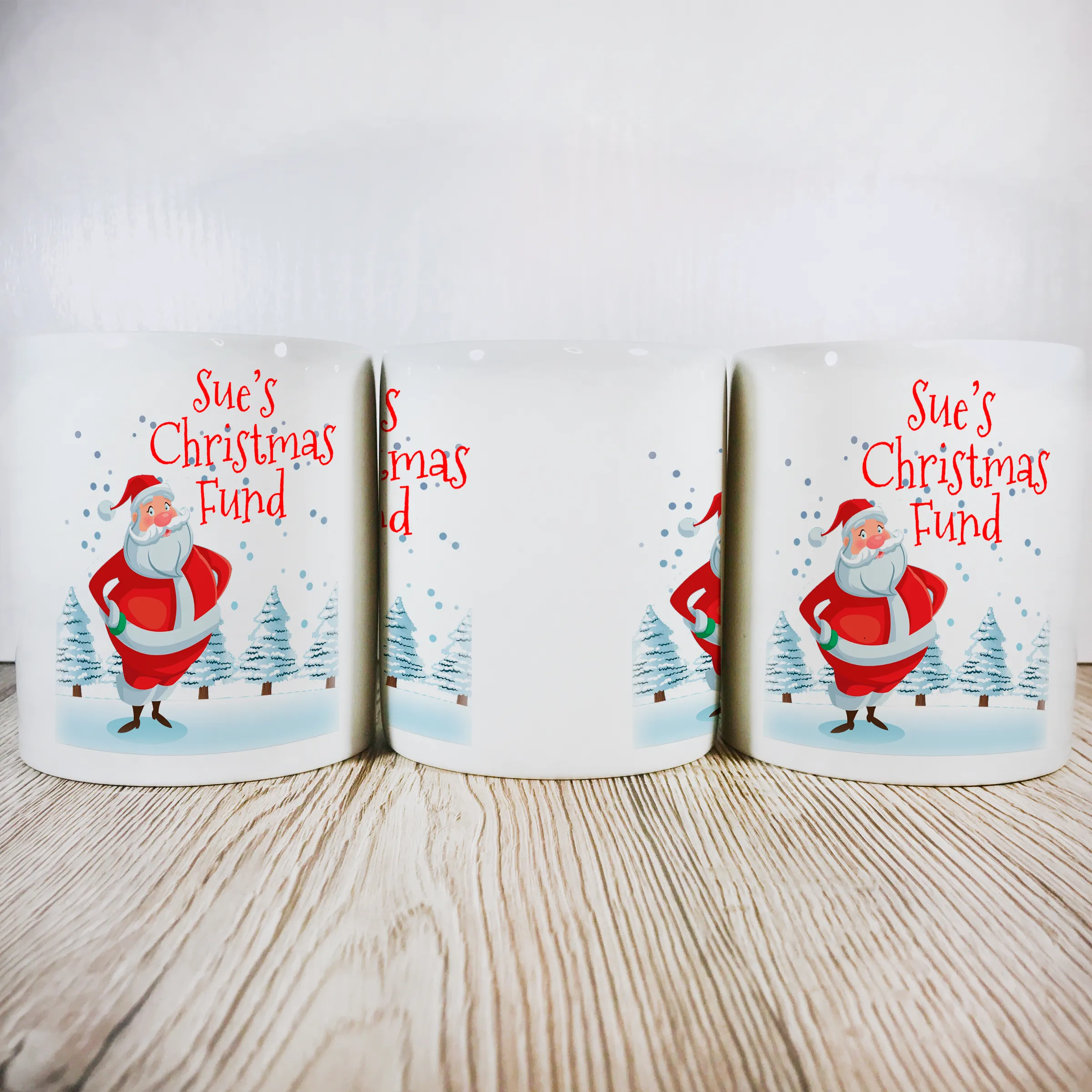 Personalised Christmas Fund Money Pot