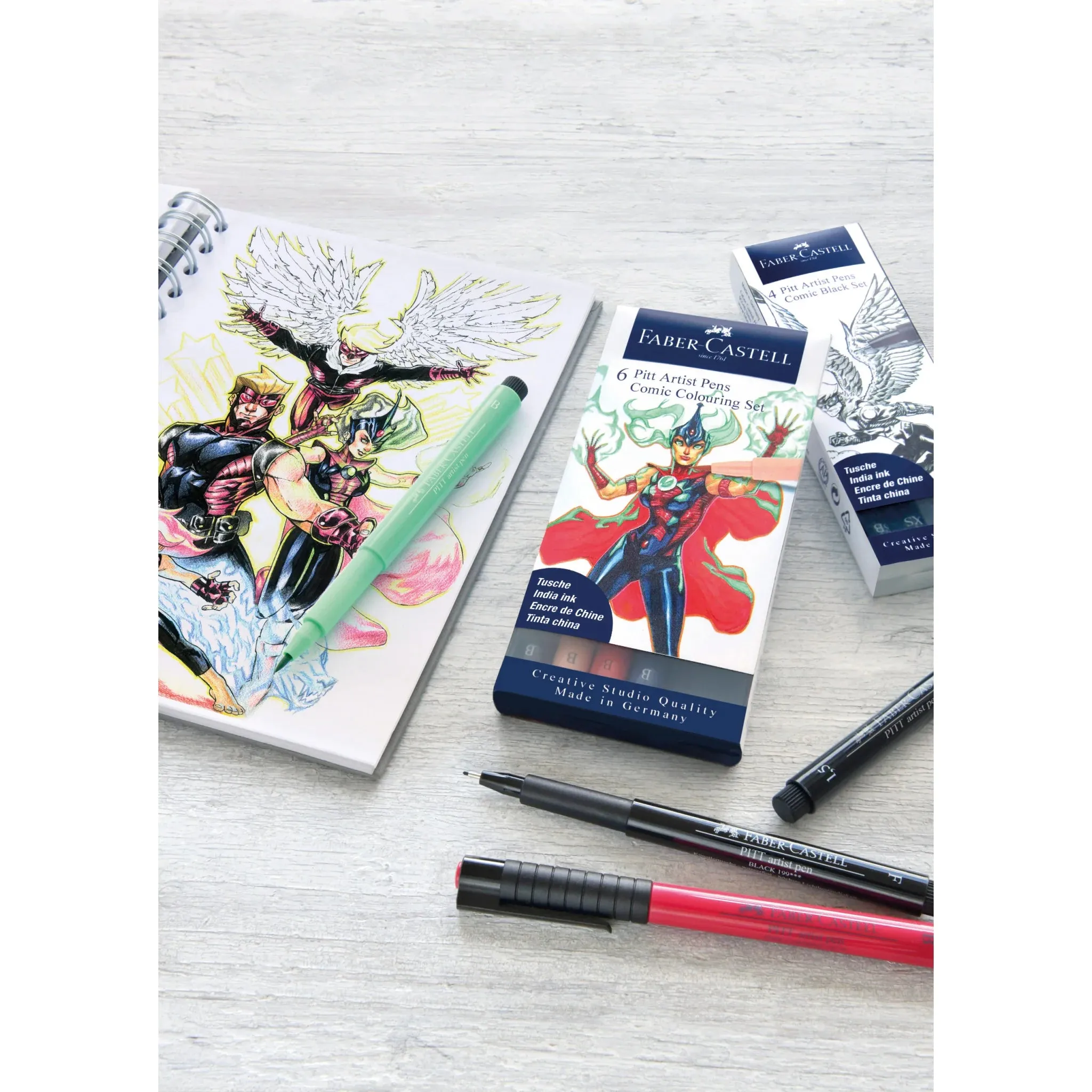 Pitt Artist Pen Comic Illustration Set