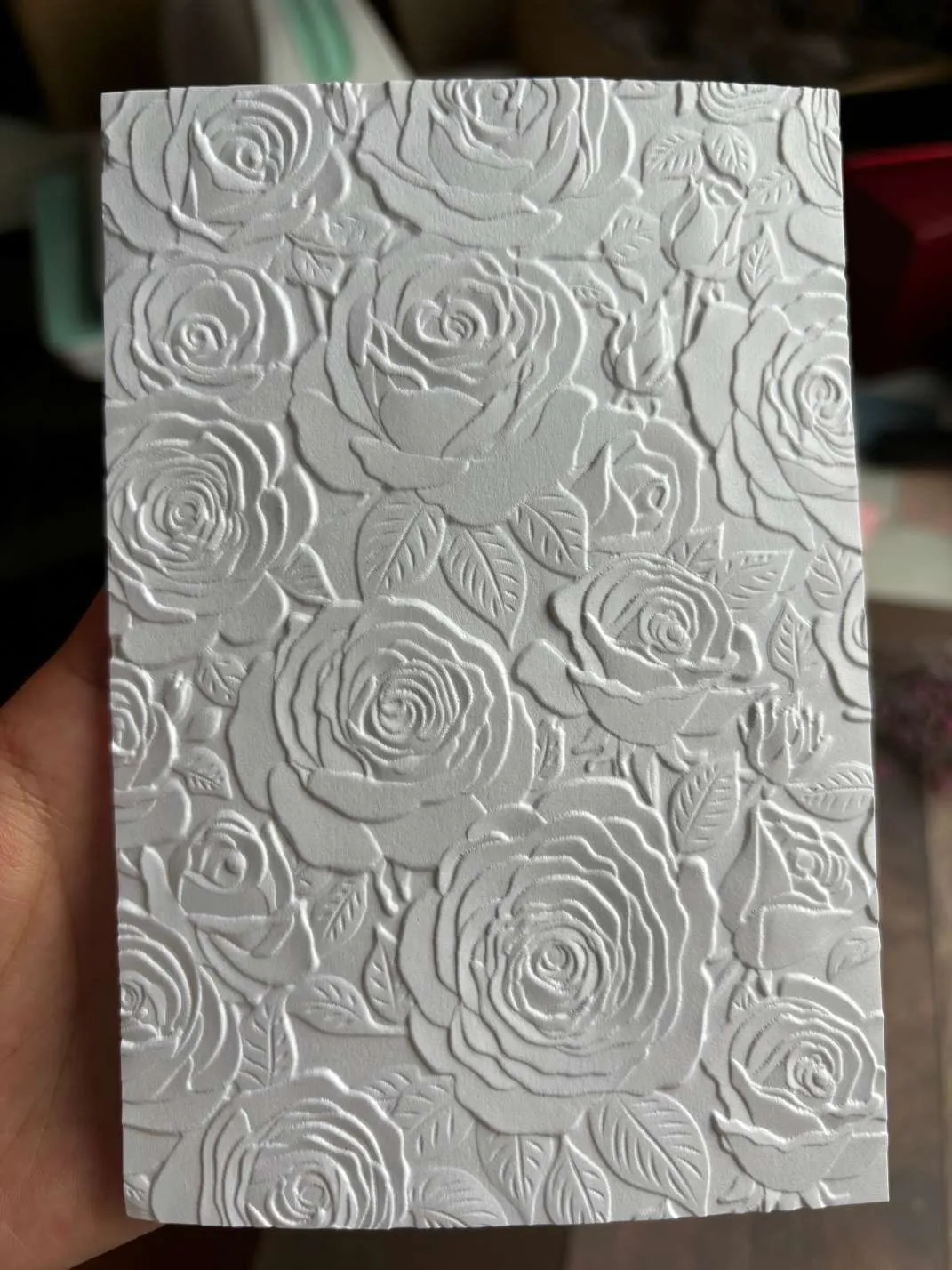 Poppy Crafts 3D Embossing Folder #101 - Roses