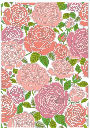 Poppy Crafts 3D Embossing Folder #101 - Roses