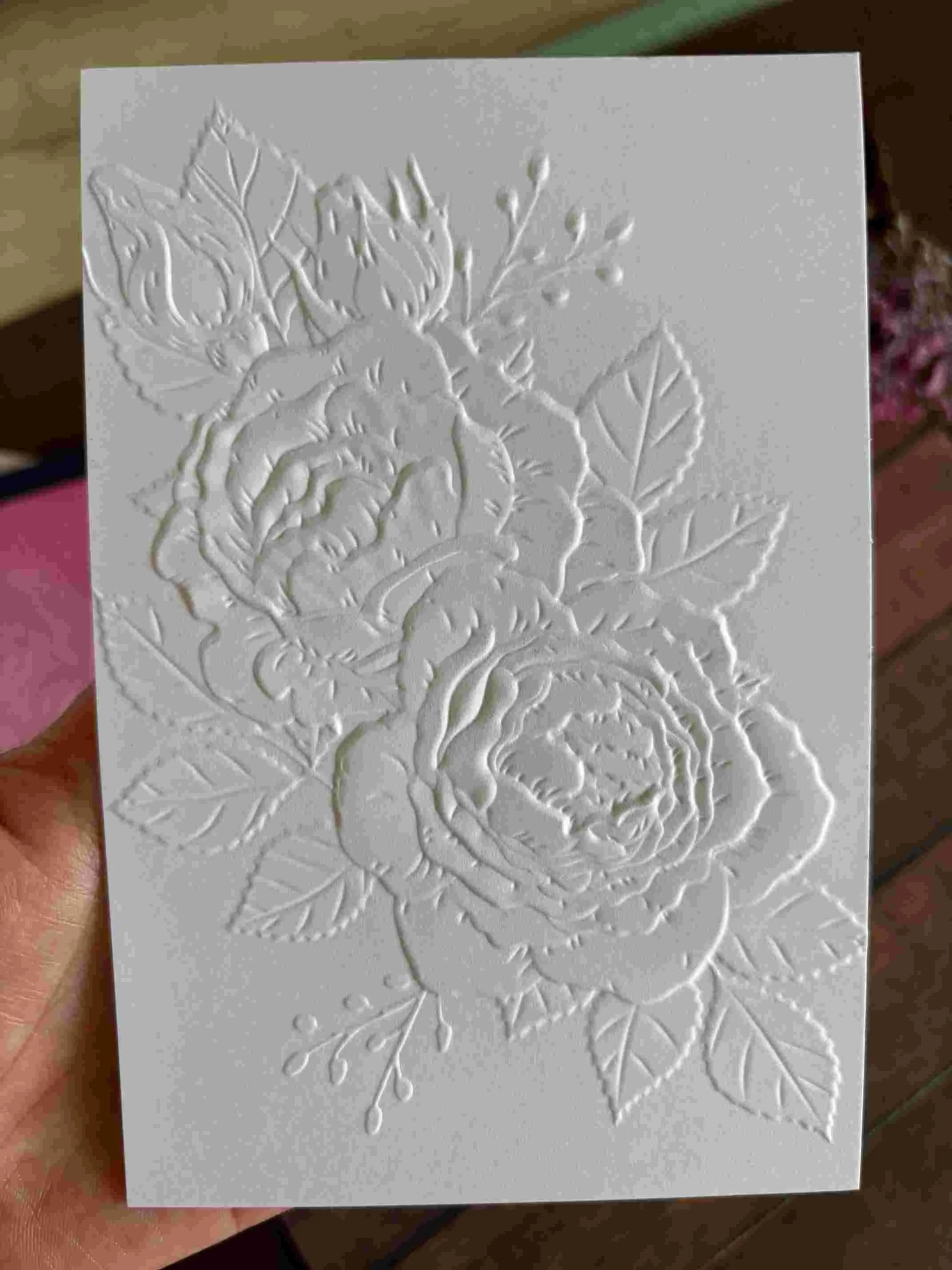 Poppy Crafts 3D Embossing Folder #103 - Large Flower