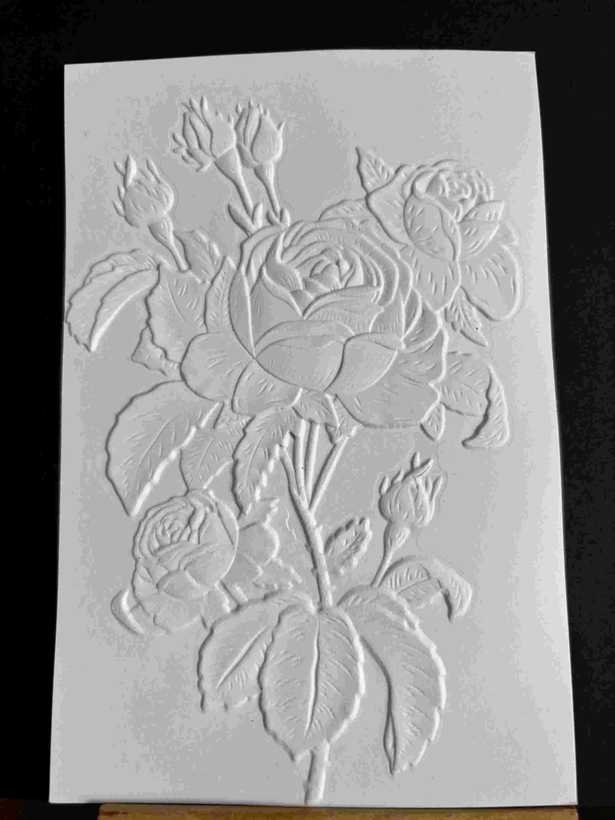 Poppy Crafts 3D Embossing Folder #105 - Flowers