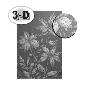 Poppy Crafts 3D Embossing Folder #82 - Floral Three