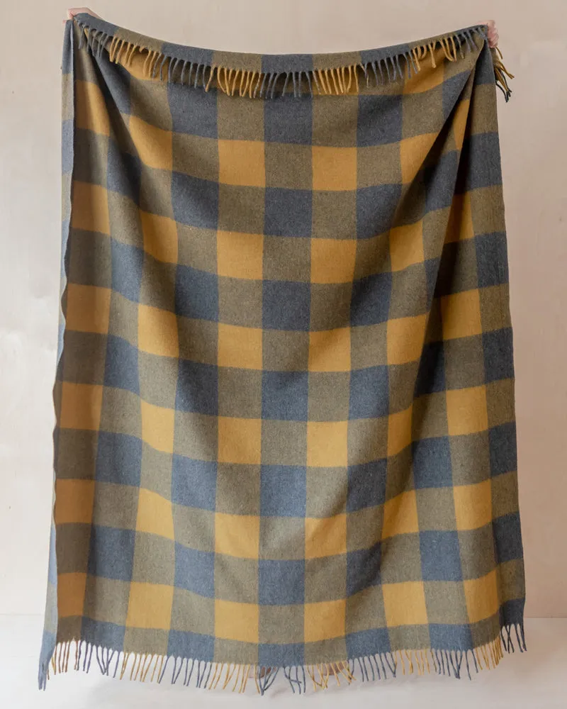 Recycled Wool Blanket - Buffalo Check