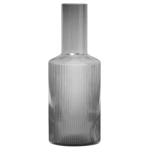 Ripple Carafe in Smoked Grey