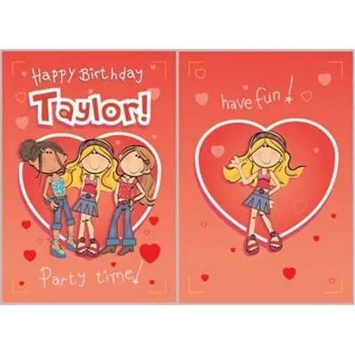 Singing Card- Taylor