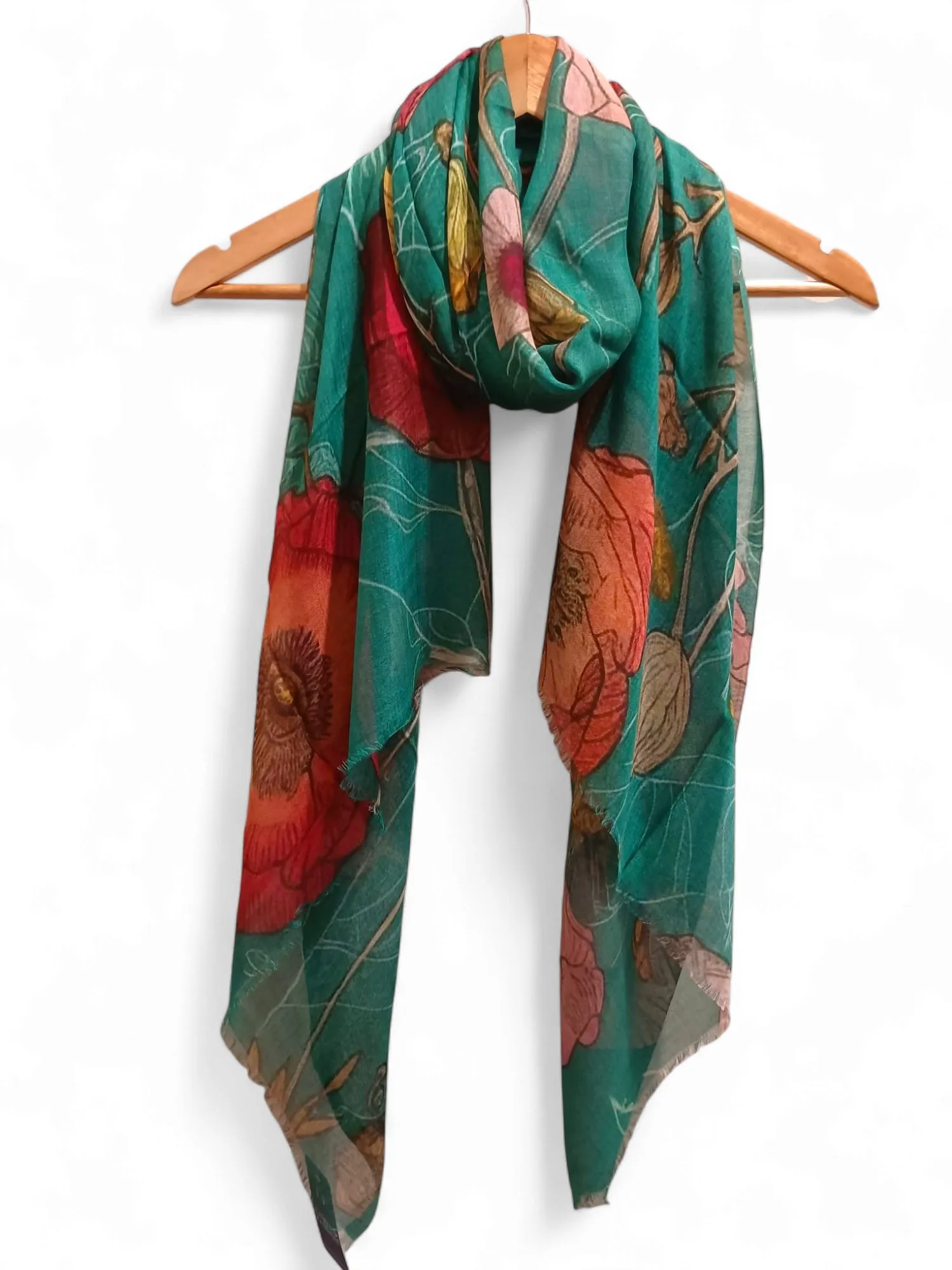 United Fashions - Silk Modal Print Scarves Assorted