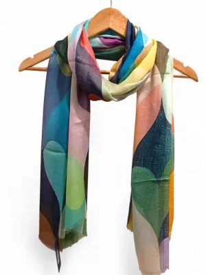 United Fashions - Silk Modal Print Scarves Assorted