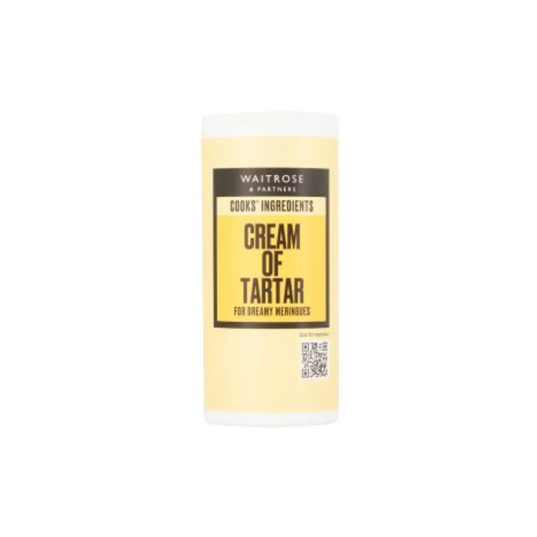 Waitrose Cooks' Homebaking Cream of Tartar 140g – Essential for Baking