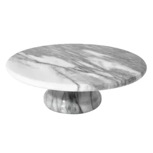 White/Grey Marble Cake Stand